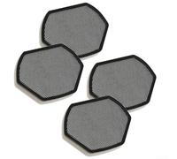 2-layer sandwich filter replacement set made of washable foam for Bosch GS20, BGS11 and BGS21 vacuum cleaners, pick up fine dust particles, hygienic floor care, durable material (4 pack)