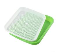 2 Layer Tray System for Growing Microgreens and For Sprouts Without Soil Using or Paper Towel Methods
