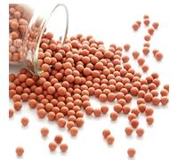 2 lb Clay Balls for Plant Clay Pebbles 3mm-5mm Mini Hydroponics Ceramic Ball Horticultural Grade Succulent Soil Decorative Clay Rocks for Plant Pots Vase Fillers Hydroponic Growing,Brown