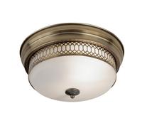 Searchlight 4132-2AB Edinburgh Light, IP44, antique brass, 350mm
