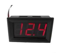 2 Line Digital Voltmeter, 0 56 Inch LED Display, DC Voltage Measurement from 4 5V to 30V (blue)