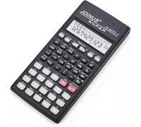 2-Line Engineering Scientific Calculator with 240 Functions, LCD Display, Student & Business Calculator for School, Teachers and Office Use - Black