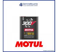 2 L Oil Motul 300V 10W40 Competition - Ester Core Racing Motor Oil Advertising