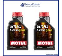 2 Liters Oil Motul 8100 5W40 X-Cess - A3/B4 - LL01 - VW 502.00 - 505.00 - 229.5