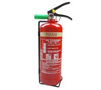 2 Litre Fluorine-Free Foam Fire Extinguisher for Class A and B Fires - Eco-Friendly PFAS-Free Fire Safety for Homes, Offices, Vehicles & Workshops - Lightweight Design with Wall Bracket