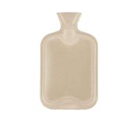2 Litre Hot Water Bottle Winter Warm Nights Brithish Standard Natural Rubber, Leak Proof, Choose Your Colour (with/Cream)