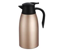 2 Litre Stainless Steel Coffee Jug - Double Walled Insulated Vacuum Tea Carafe for Hot & Cold Drinks