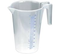 2 Litre Translucent Measuring Jug - Easy to Read Scale - Pouring Spout - Handle