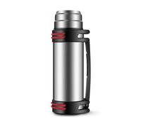 2 Litre Water Bottle 2L, 304 Stainless Steel Vacuum Insulated Flask, Telescopic Handle Leakproof Insulated Bottle, BPA Free Hot Cold Flask for Travel Hiking Camping