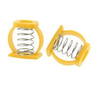 2 Lot Multi-Purpose Bike Grip Comfortable Handle Grip Reinforced Hinge Clamp for Multiple Universal Bicycle Handlebars