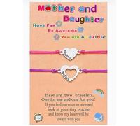 2 Love Lettering Bracelets and 1 Pair of Keychains, Woven Hand Rope Accessories, Creative Backpack Decoration Pendants, Mother's Day Gifts.