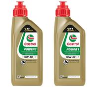 Castrol Power 1 4T 10W/30 Motorcycle Engine Oil - 1Ltr