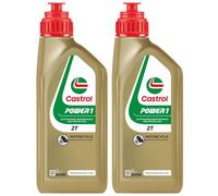 2 Lt Oil Fuel Engine Motorcycle Scooter 2 Times Castrol Power 1 2T Semi Created