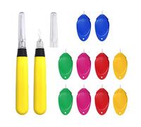 2 Luminous Needle Threading Devices, 10 Simple Threading Machine, Plastic Thread Ring Needles, Manual Machine Sewing Tools, Portable DIY Threading kit, Suitable for Manual and Machine Threading
