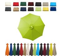 2 m 2.3 m 2.5 m 2.7 m 3.0 m Parasol Replacement Cover 6/8 Struts Patio Umbrella Canopy Fabric Cover Garden Umbrella Replacement Canopy for Cantilever Parasol Yard Garden, Green, 3.0m-6 Streben
