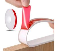 2 M/6.5FT U-Shaped Edge Trim Sealing Strip,TPE Self Adhesive Furniture Edging Tape For DIY Cabinet, Wardrobe, Table Edging(White,22mm)