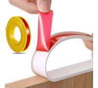 2 M/6.5FT U-Shaped Edge Trim Sealing Strip,TPE Self Adhesive Furniture Edging Tape For DIY Cabinet, Wardrobe, Table Edging(Yellow,9mm)