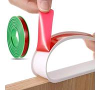 2 M/6.5FT U-Shaped Edge Trim Sealing Strip,TPE Self Adhesive Furniture Edging Tape For DIY Cabinet, Wardrobe, Table Edging(Green,25mm)