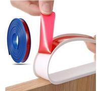 2 M/6.5FT U-Shaped Edge Trim Sealing Strip,TPE Self Adhesive Furniture Edging Tape For DIY Cabinet, Wardrobe, Table Edging(Blue,28mm)