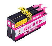 2 Magenta Compatible Ink Cartridge Replace 951XLM for HP Officejet Pro 8100 8600 8600+ 251dw 276dw Printers