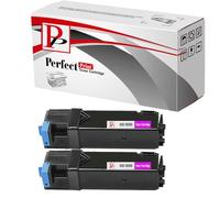 2 Magenta Compatible Toner Cartridges For Dell Printer 1320 1320c 1320cn