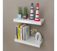 Vidaxl Wall Shelves 4 Pcs White 80 Cm, White