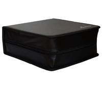 2 Mediarange 300 Black Storage CD DVD discs Zip wallet synthetic leather Box94
