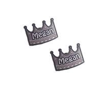 2 Megan Shoe Charms For Crocs & Jibbitz Wristbands