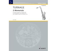 2 Memorials: for solo soprano saxophone or clarinet. soprano saxophone (clarinet) solo.