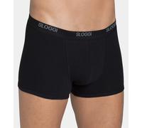 2 Men's Basic Boxer Shorts with External Elastic in Stretch Cotton Sloggi