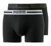 2 Men's Puma Stretch Cotton Boxers With Logoed External Elastic