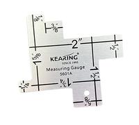 2'' Metal Hemline Measuring Gauge Sewing Patchwork Garment Ruler Accessories