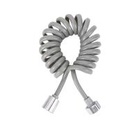 2-Meter, 3-Meter, 5-Meter Spring Shower Hose, Meter Telephone Line, Flexible Pipe, Toilet, Sitting Tub, Shower Nozzle, Bathroom Accessories 5-1 Pieces(3M,3PCS)