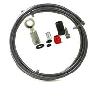 2-Meter Bicycle Hydraulic Disc Brake Hose Kit with Connectors and Seals, Compatible with for SRAM Code for RSC for RS RE Level UTL for TLM TG2 Mountain Bikes(black)