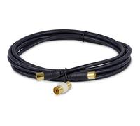 (2 Meter , Black ) Viewi 3C-2V Cable TV Aerial Lead Coaxial Cable Coax RF 75 OHM 3C-2V