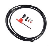 2 Meter Brake Hose for Sram RED AXS and for Force AXS, Comprehensive Kit with Necessary Tools and Parts (Black)