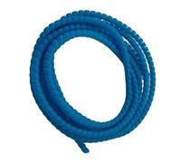 2 Meter Spiral Protector Car Washer Hose Casing Flame Retardant Wrap Sleeving Decorative Spiral Protective Cover for Hydraulic Tubing Wraps Cable(Blue,25mm inside diameter)