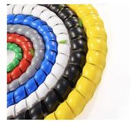 2 Meters Flexible Spiral Sleeving, 8mm - 38mm Pipe Cover Tube Line Organizer for PC TV Printer, Protection Cable Sleeve Spiral Wrap Winding Tubing(Black,38mm inside diameter)