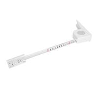 2 Meters Wall Mount Height Rod Height Measure Meter with Wall Plate for Kids and Adult,Wall Mounted Compact Stadiometer,Ideal for Homeuse School Clinics. (White)