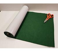 2 Metre x 450mm Wide roll of Green Sticky Back SELF Adhesive Felt/Baize NOT Folded Sent in A ROLL