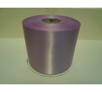 2 metres of 100 mm 10cm 4" Satin Ribbon Lilac Light Purple Single Sided 100mm