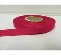 2 metres of 10mm Grosgrain Ribbed Ribbon Fuchsia Bright Pink Double Sided 10 mm 1cm