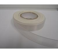 2 metres of 15mm Sheer Organza Ribbon White Double Sided 15 mm 1.5cm