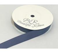 2 metres of 16mm Grosgrain Ribbed Ribbon Charcoal Dark Grey Double Sided 16 mm 1.6cm