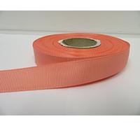 2 metres of 16mm Grosgrain Ribbed Ribbon Coral Dark Pink Double Sided 16 mm 1.6cm