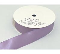 2 metres of 25mm Satin Ribbon Fresco Dusky Purple Double Sided 25 mm 2.5cm