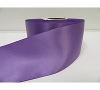 2 metres of 50mm Satin Ribbon Violet Purple Double Sided 50 mm 5cm 2" 2 Inch