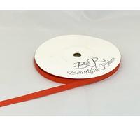 2 metres of 6mm Grosgrain Ribbed Ribbon Dusky Burnt Orange Double Sided 6 mm