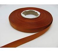 2 metres x 10mm Satin Ribbon Copper Dark Gold Double Sided 10 mm 1cm