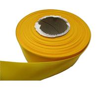2 metres x 38mm Satin Ribbon Double Sided 38 mm 3.8cm A+ (Dark Yellow)